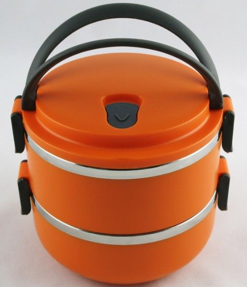 Round Thermal lunch box with stainless steel