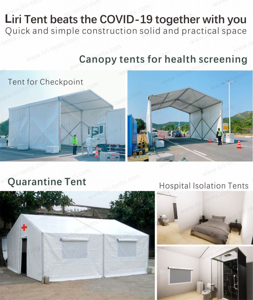 China Relief Hospital Tent Quarantine Tent from Liri Tent