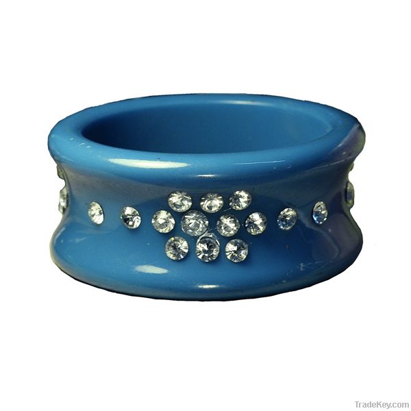 resin ring with rhinestones MGR5001