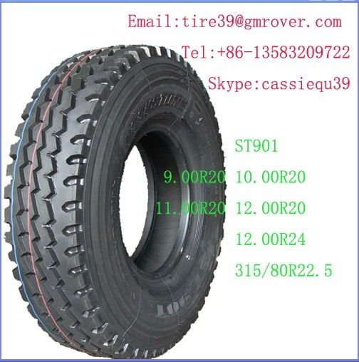 100% new Chinese all steel radial truck tyre 9.00R20 10.00R20 11.00R20