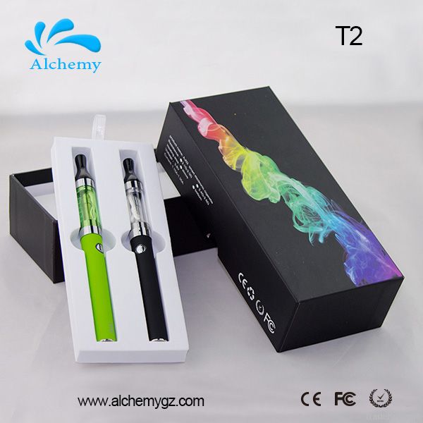 gift box packing 2014 new product ego t2 E cigarette