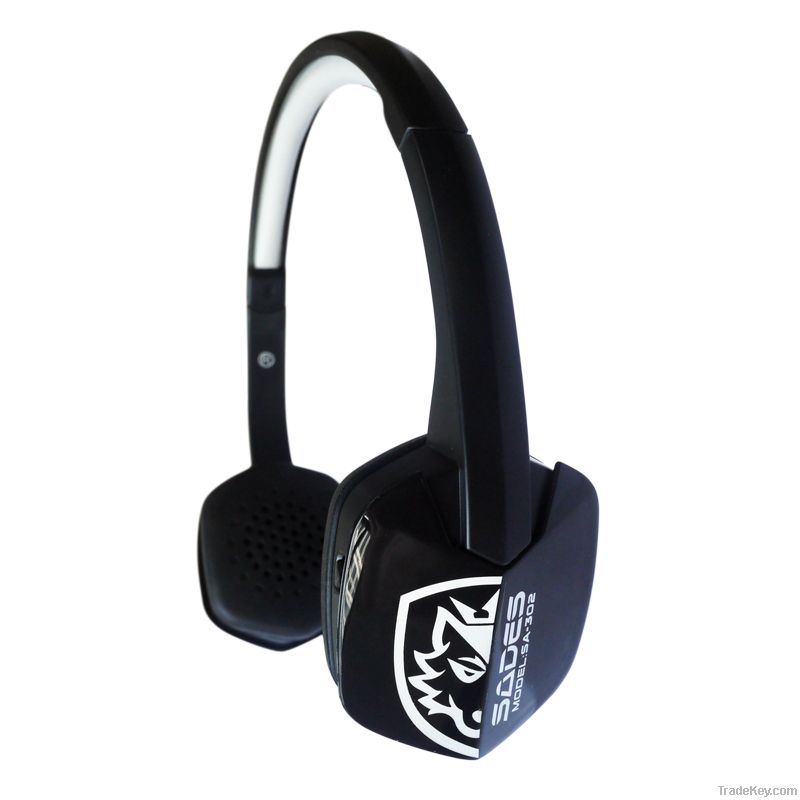 CE/RoHS Stereo Bluetooth Headset (SA-302)