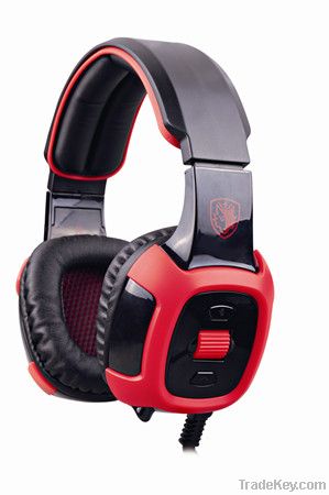 CE/RoHS Stereo Wired Gaming Headset with Vibration Function (SA-906)