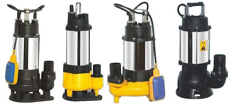 WQ-stainless steel cases sewage submersible pumps