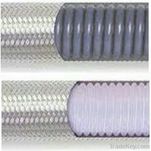 Convoluted/smooth PTFE braided Hose hydraulic hose SAE 100 R14Teflon