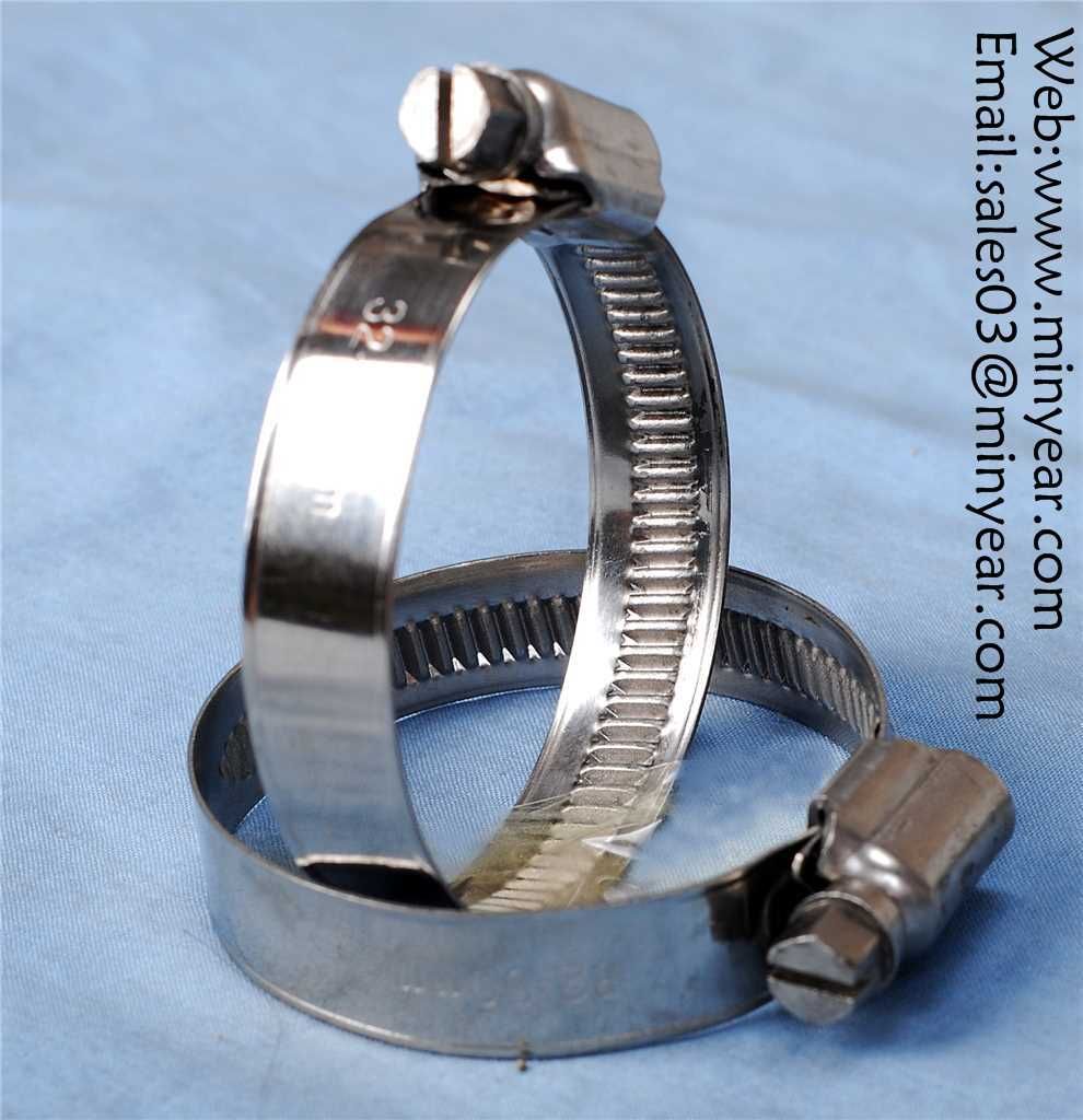 German middle style worm drive hose clamp(9mm/12mm)