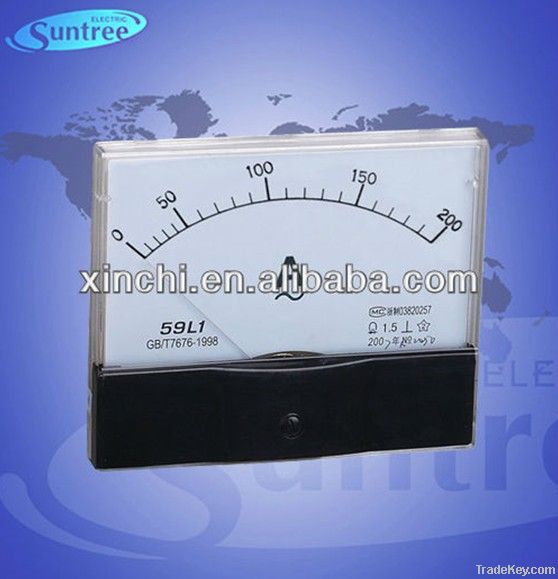 130*70mm analog panel ac/dc amp meter ammeter class 1.5 or 2.5