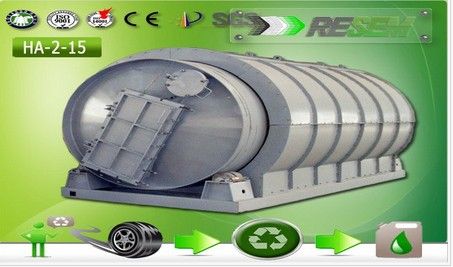 waste to oil plastic pyrolysis plant in china