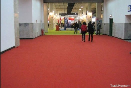 red plain  carpet for exhibition/outdoor large activities