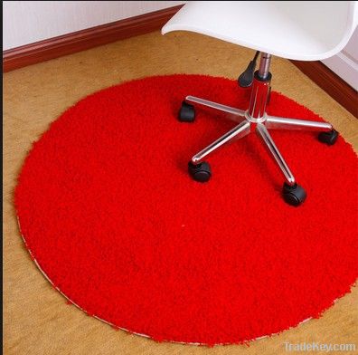 100%PE non woven/made by machine red plain velour/velvet carpet