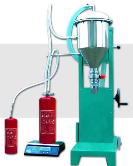 Automatic type fire extinguisher powder filler