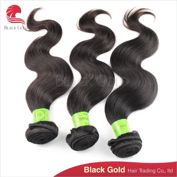 Guaranteed 100% Unprocessed Body Wave Virgin Brazilian Hair Extension Free Shipping