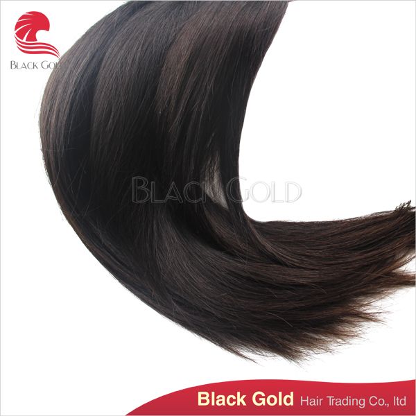 5A Grade 100% Unprocessed Peruvian Human Hair Extension Soft and Silky Straight Hair