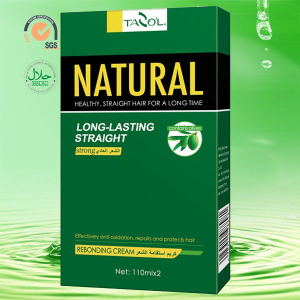 Tazol 110ml+110ml Natural Hair Rebonding Straightening Cream Kit