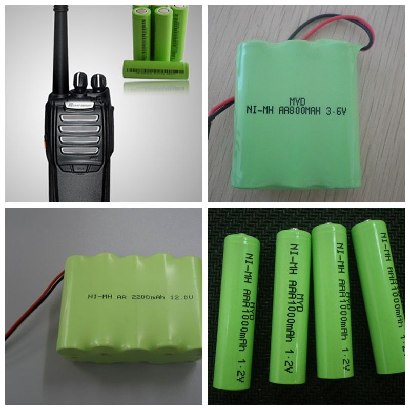 wholesales various capacity rechargeable Ni-MH battery green power 1.2V 