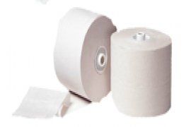 Compact roll with bungs natural 1-ply