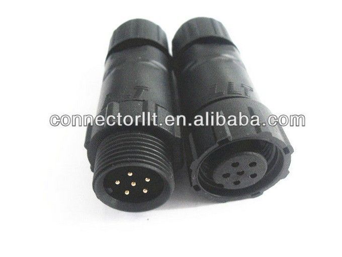 M14 IP68 6 Pin Waterproof Connector