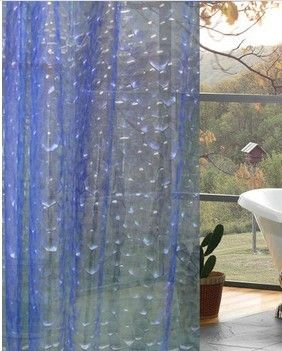 3D EVA shower curtain