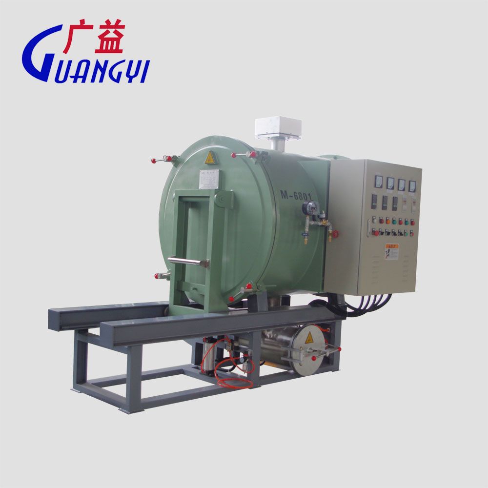vacuum cleaning furnace for clean polymer from spinneret