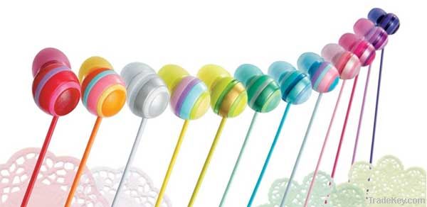 colofu rainbowl candy earphone for MP3.MP4, Iphone, Ipad,