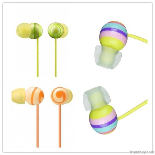 colofu rainbowl candy earphone for MP3.MP4, Iphone, Ipad,