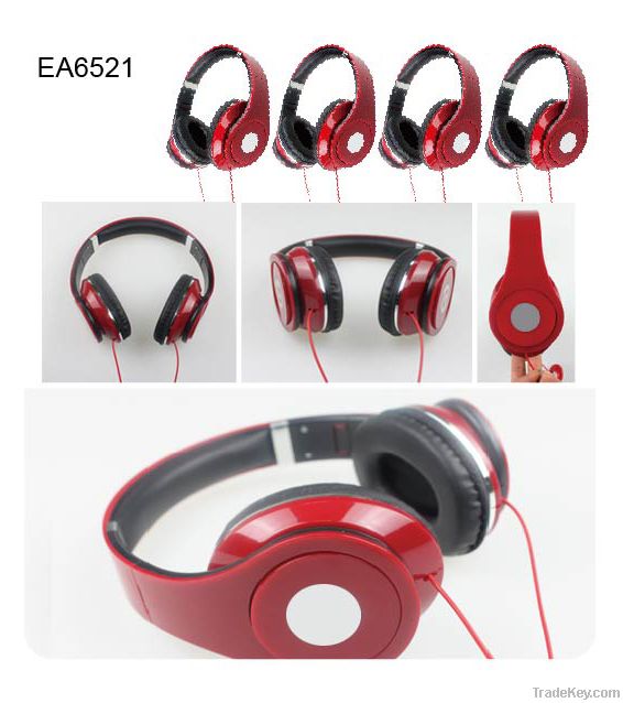 EA6521 hot selling foldable headphone, noisy cancelling headphone