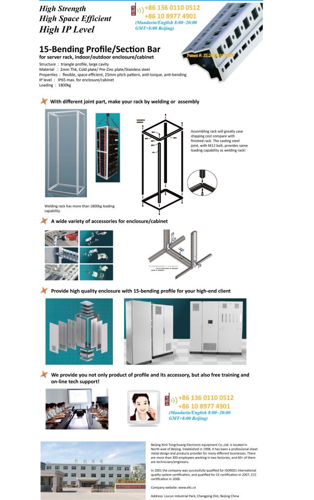 SST/steel 15-bending profile/section bar