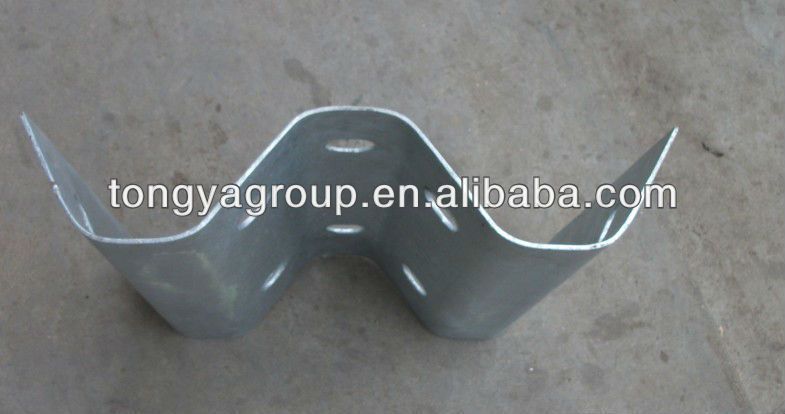 Two Wave Galvanized Highway Guardrail