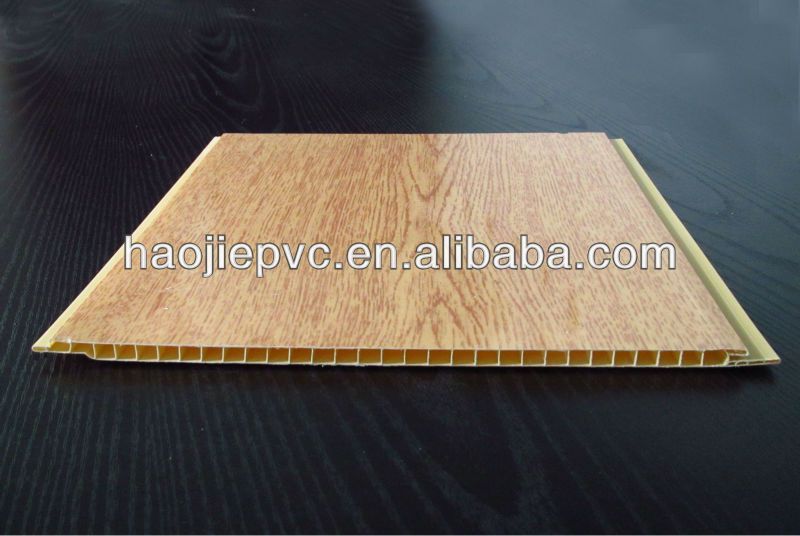 high quality colourful wood grain surface and water proof &antimicrobial pvc panel& pvc ceiling panel