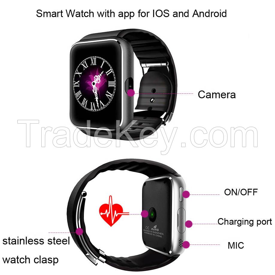 Bluetooth smart watch with APP for IOS phone and Android phone(K68H)