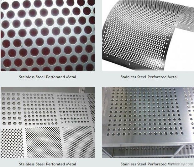 Stainless steel perforated mesh