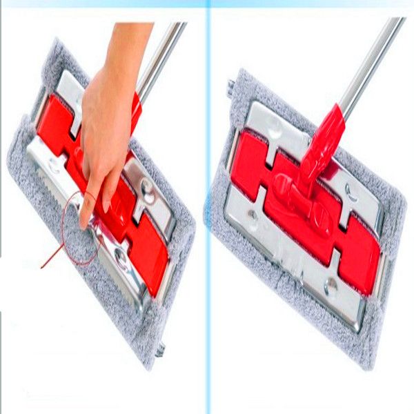 Stainless steel Microfiber Flat Mop 0005