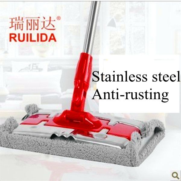 Stainless steel Microfiber Flat Mop 0005