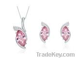 charming 925 sterling silver jewelry sets