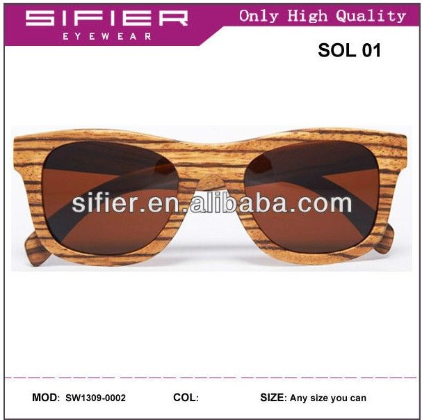 Designer Wooden Sunglasses Polarized
