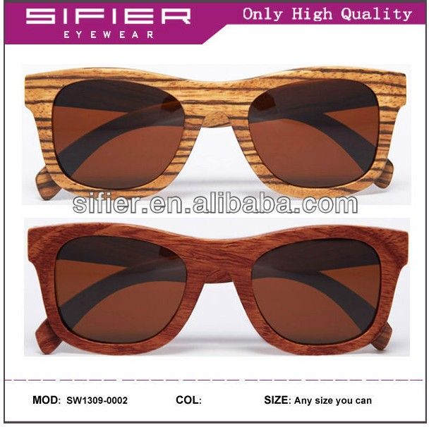 Designer Wooden Sunglasses Polarized