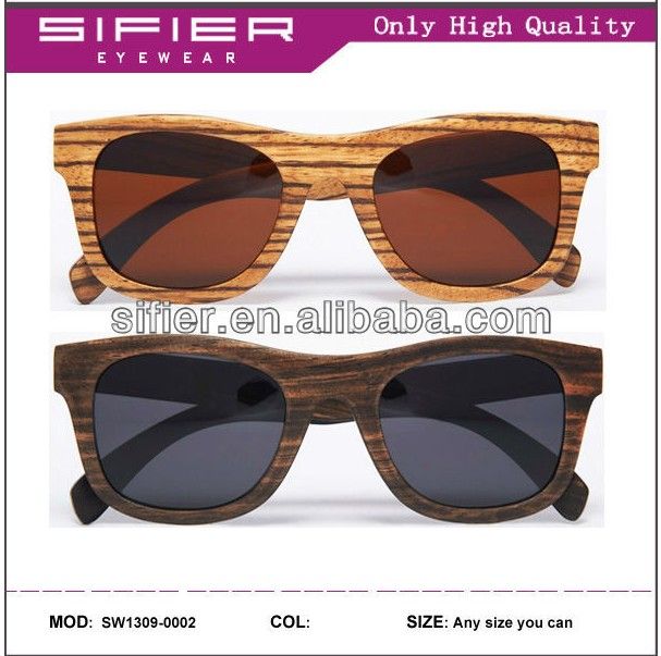 Designer Wooden Sunglasses Polarized