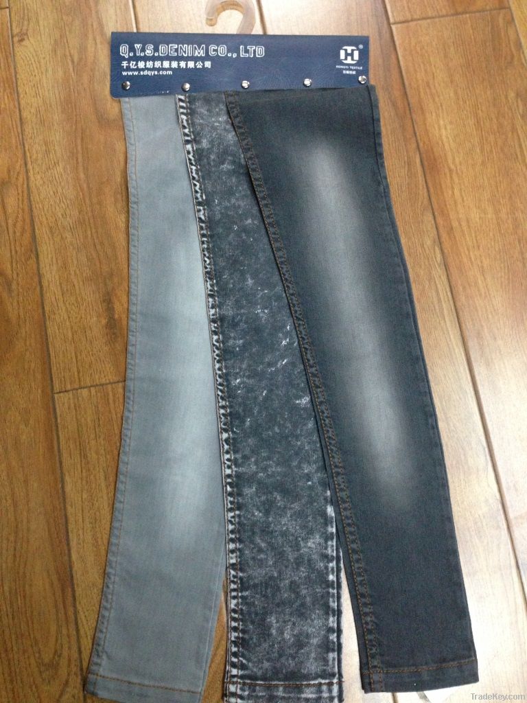 Polyester Spandex Denim 