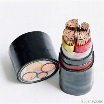 Copper electric power cable