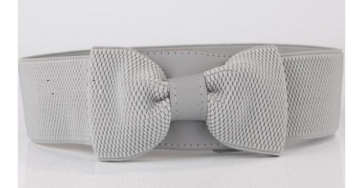 2013 Fashion New Style Elegant Bowknot Decoration Elastic Belt