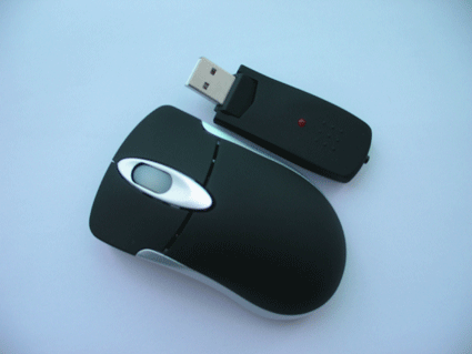 newest 3d flashing optical wireless mouse