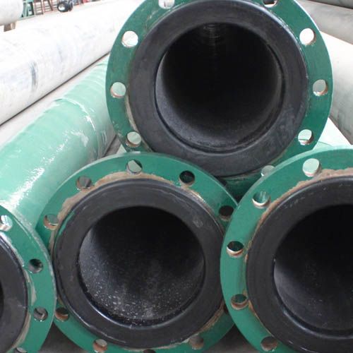 Lined plastic composite steel pipe