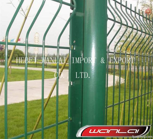 pvc coated wire mesh fence for railways