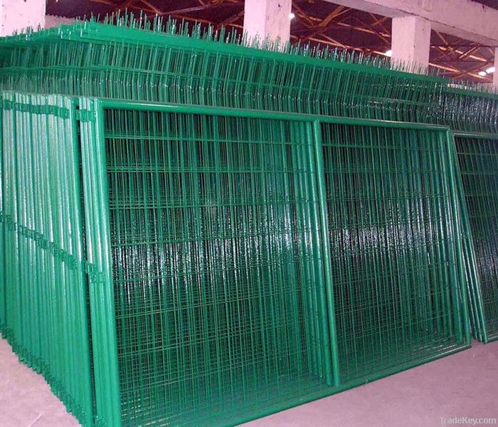 green pvc coated  wire mesh