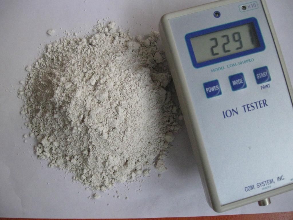 Negative ion  powder