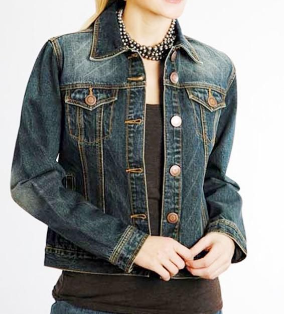 Denim and leather jackets