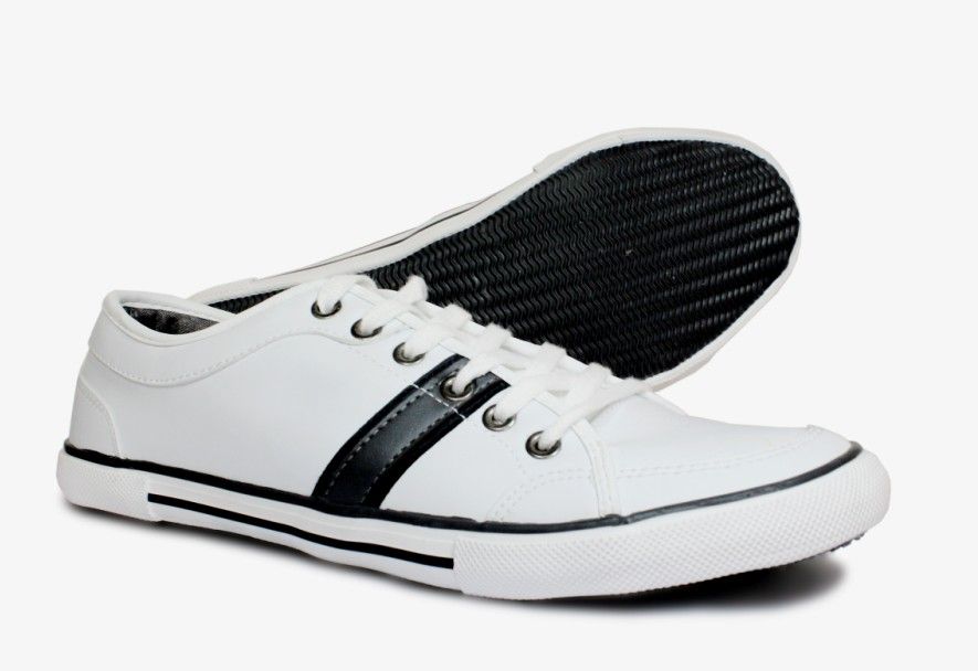 Low cut PU rubber shoes for men