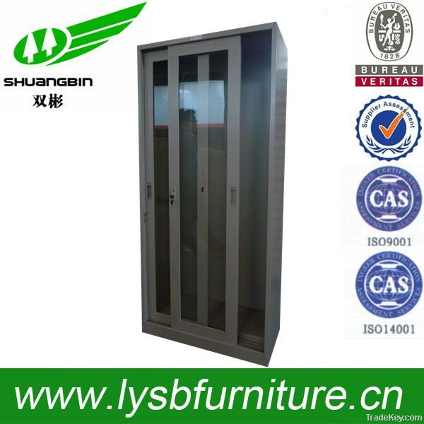 Strong hold clearly view steel storage cabinet