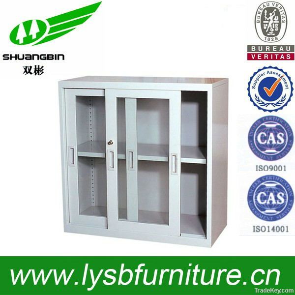 Strong hold clearly view steel storage cabinet