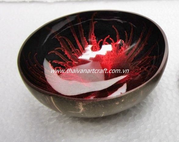 Hand-crafted vietnam coconut bowl